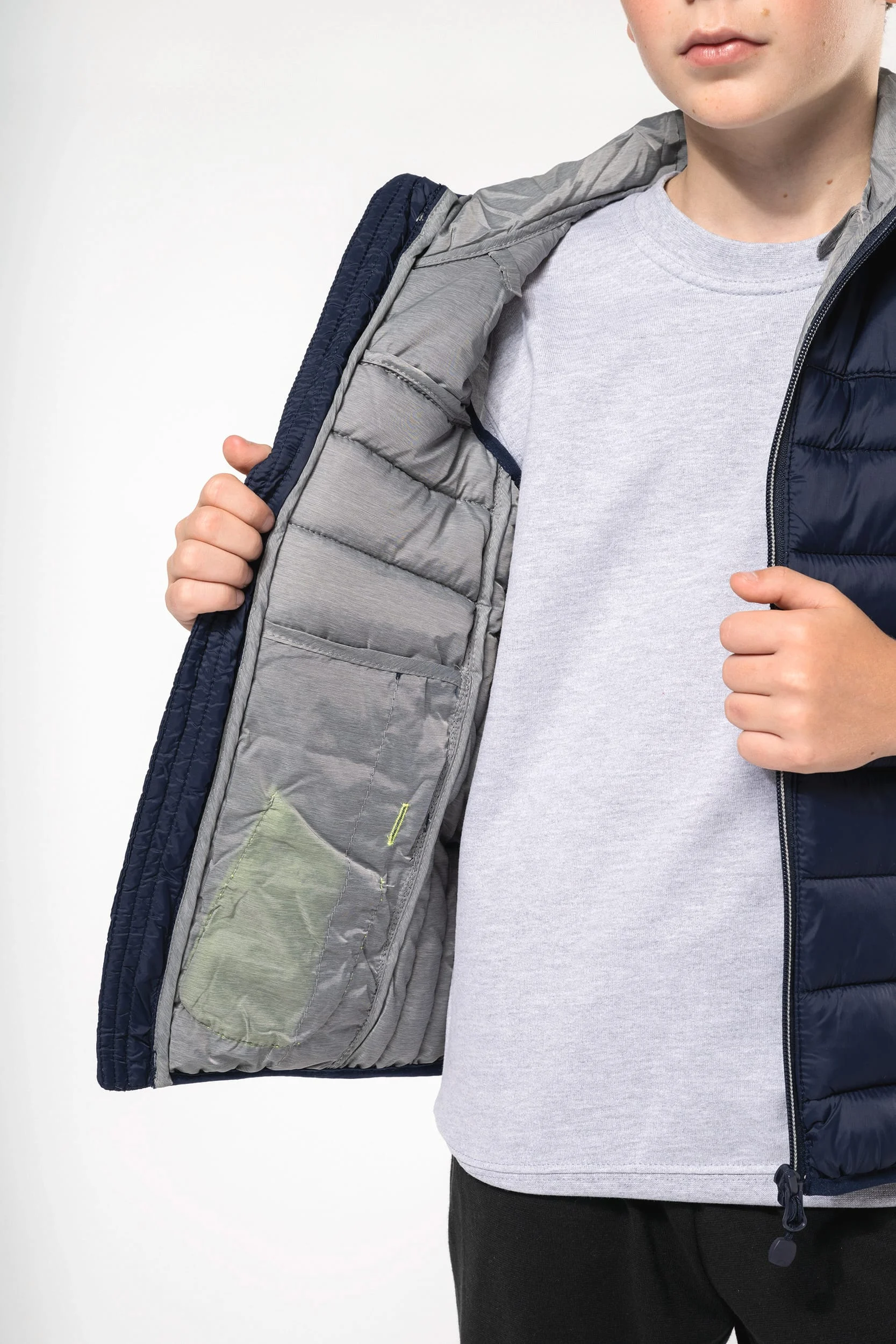Bodywarmer met capuchon kids - Afbeelding 8