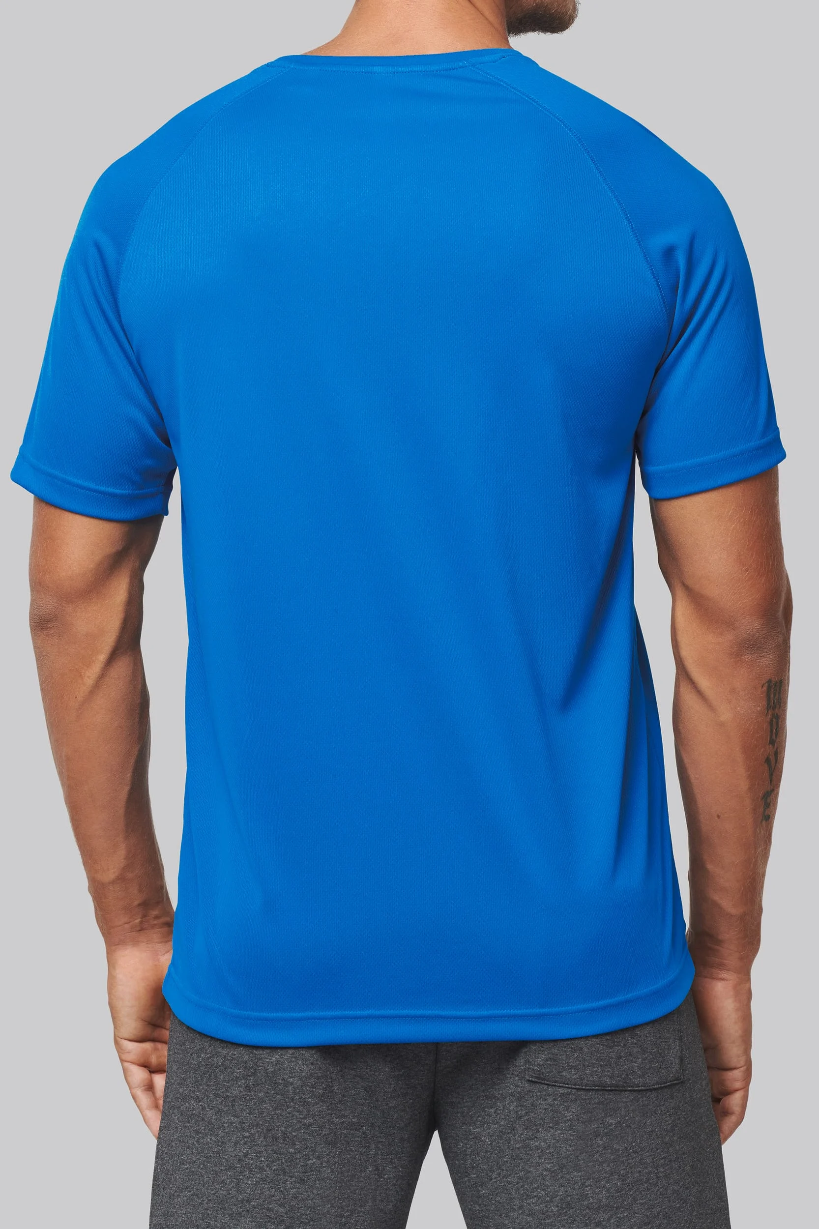 Gerecycled herensport-T-shirt met ronde hals - Afbeelding 20