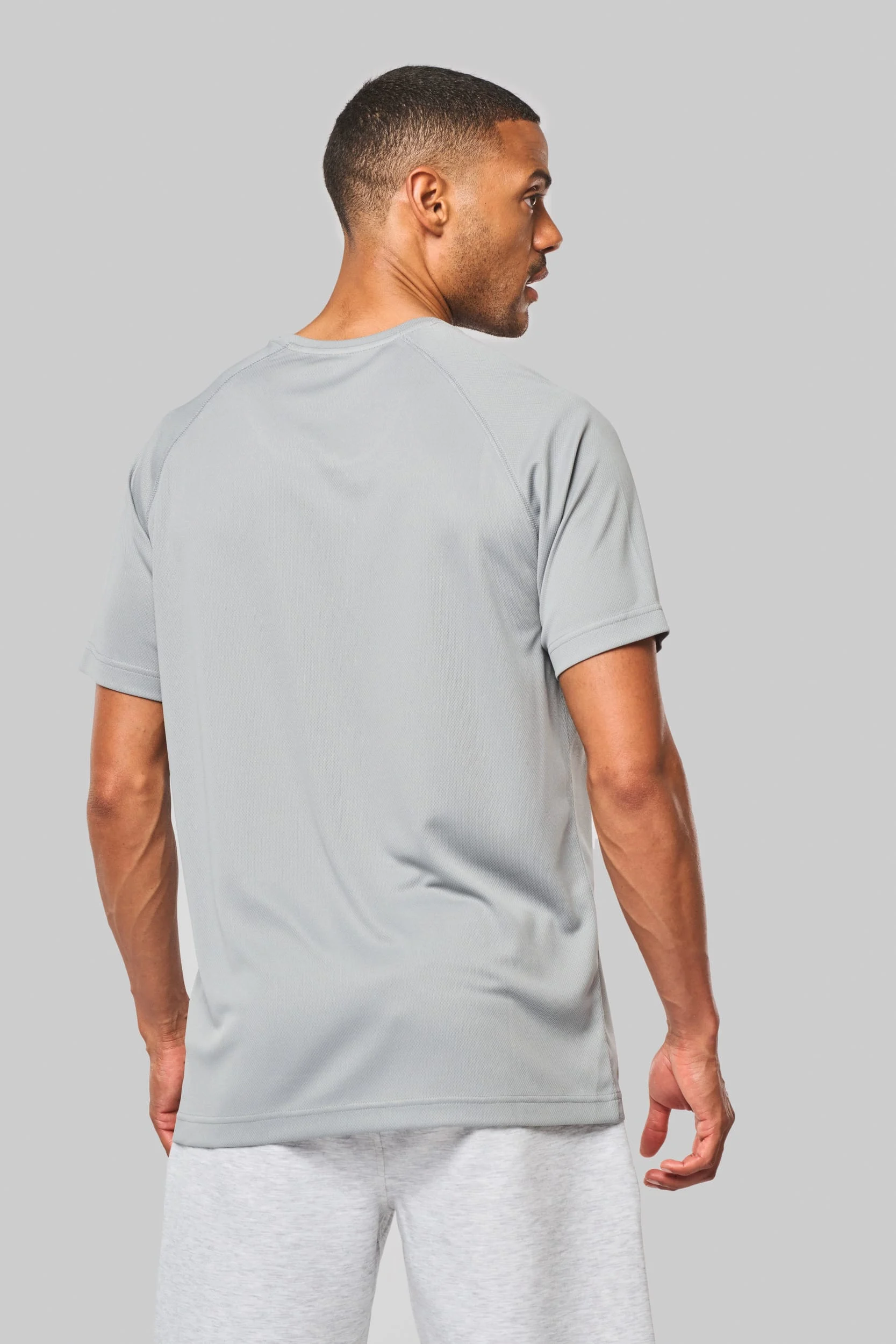 Gerecycled herensport-T-shirt met ronde hals - Afbeelding 24