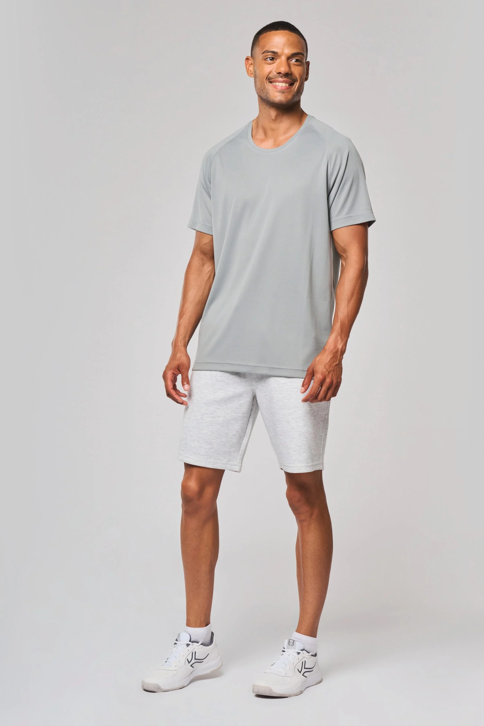 Gerecycled herensport-T-shirt met ronde hals - Afbeelding 26
