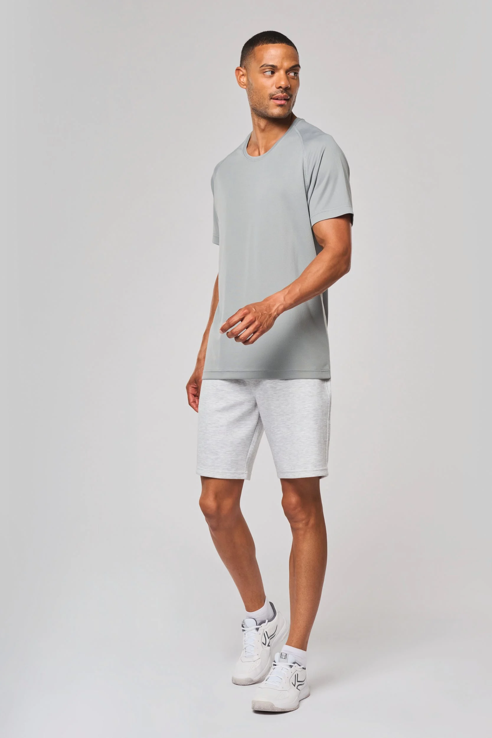 Gerecycled herensport-T-shirt met ronde hals - Afbeelding 27