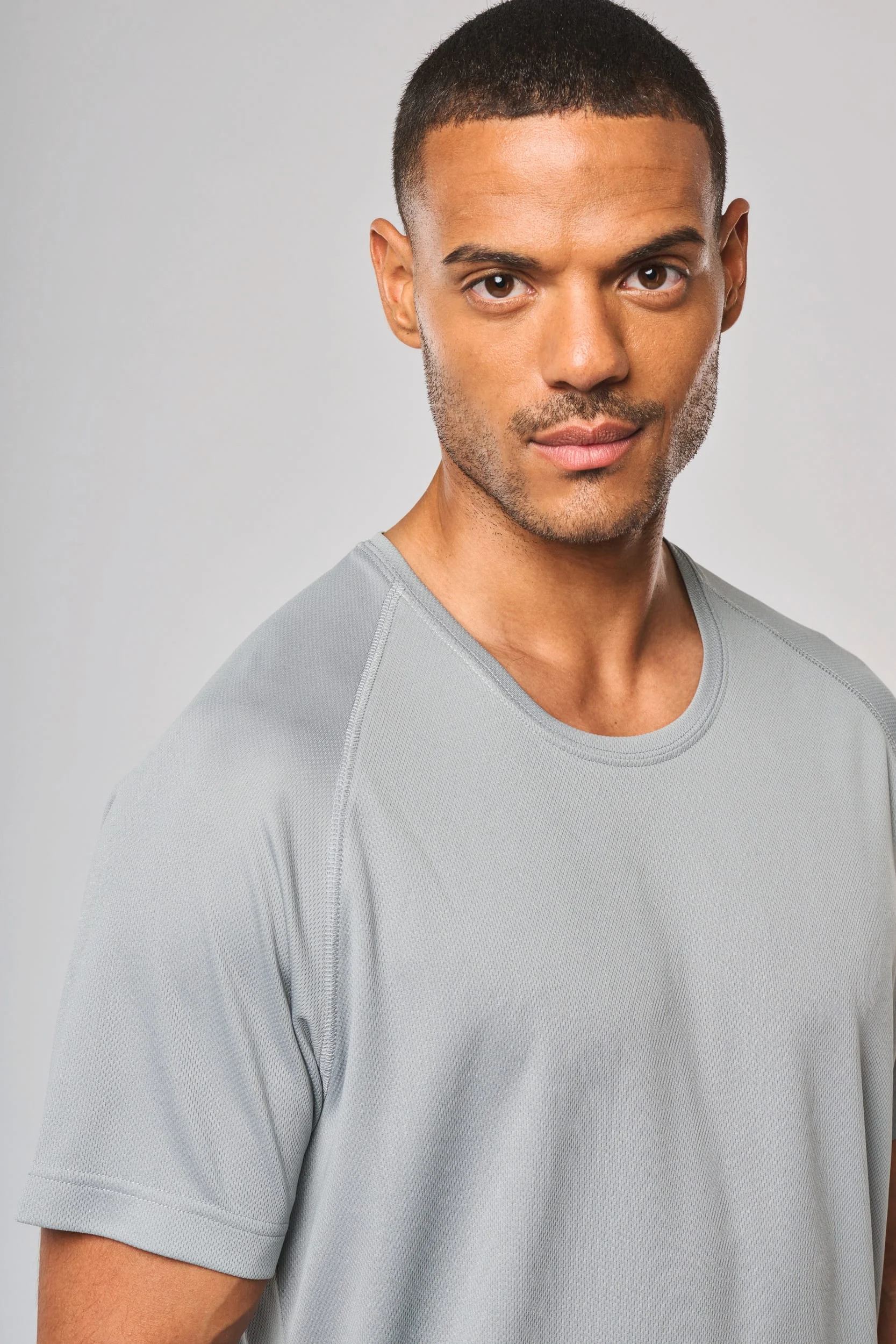 Gerecycled herensport-T-shirt met ronde hals - Afbeelding 22