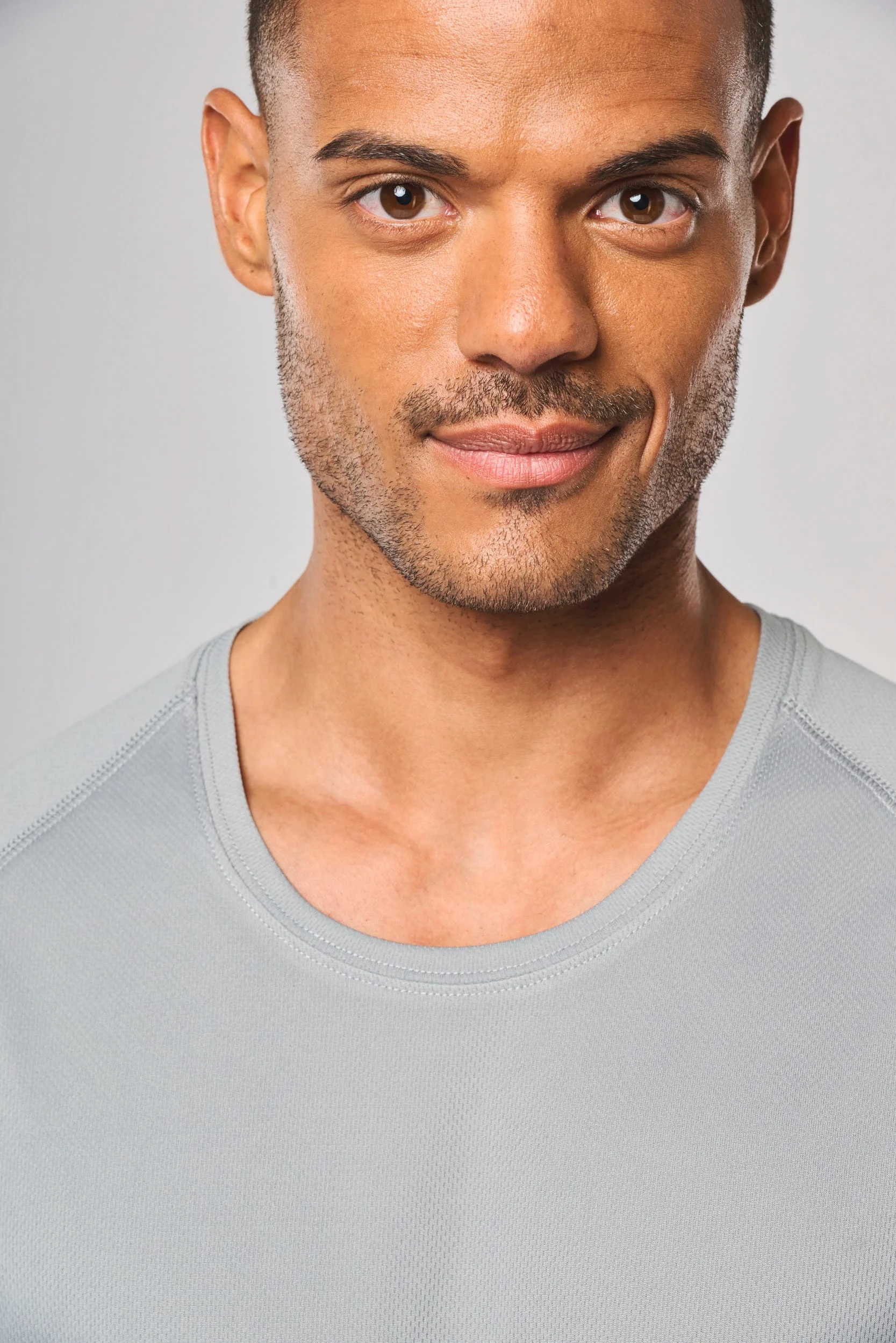 Gerecycled herensport-T-shirt met ronde hals - Afbeelding 23