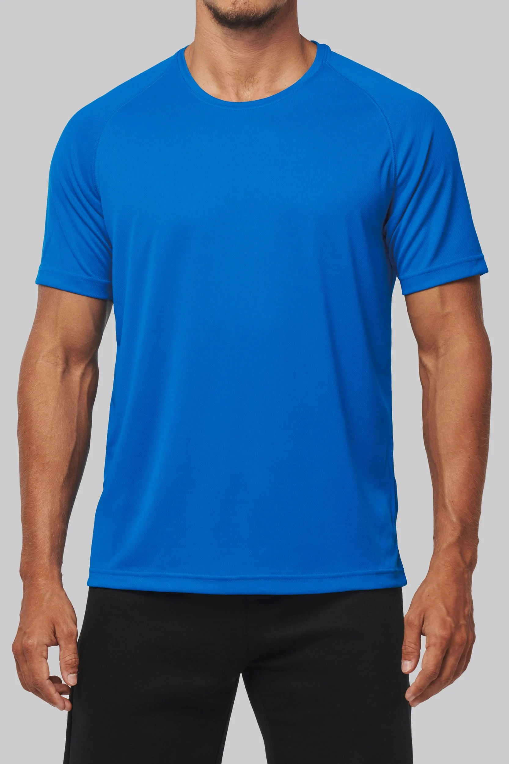 Gerecycled herensport-T-shirt met ronde hals - Afbeelding 21
