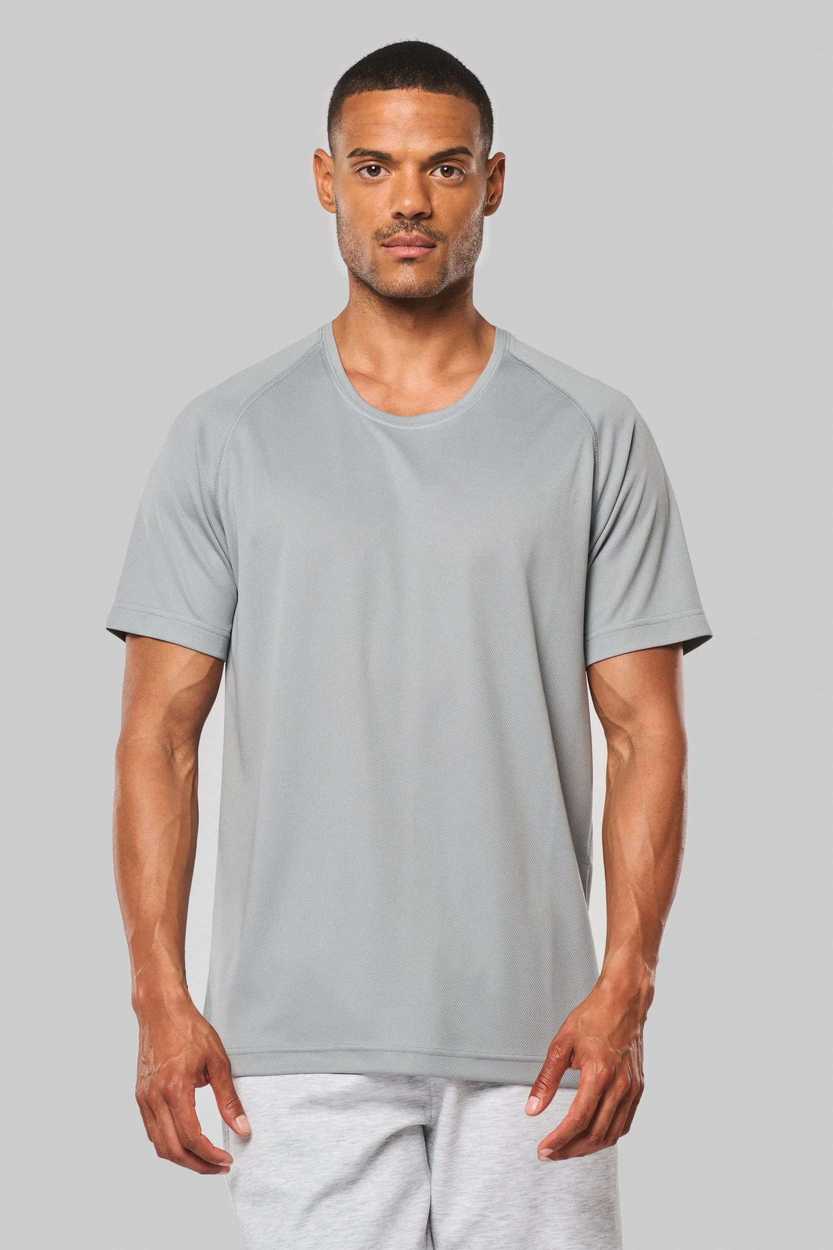 Gerecycled herensport-T-shirt met ronde hals - Afbeelding 29