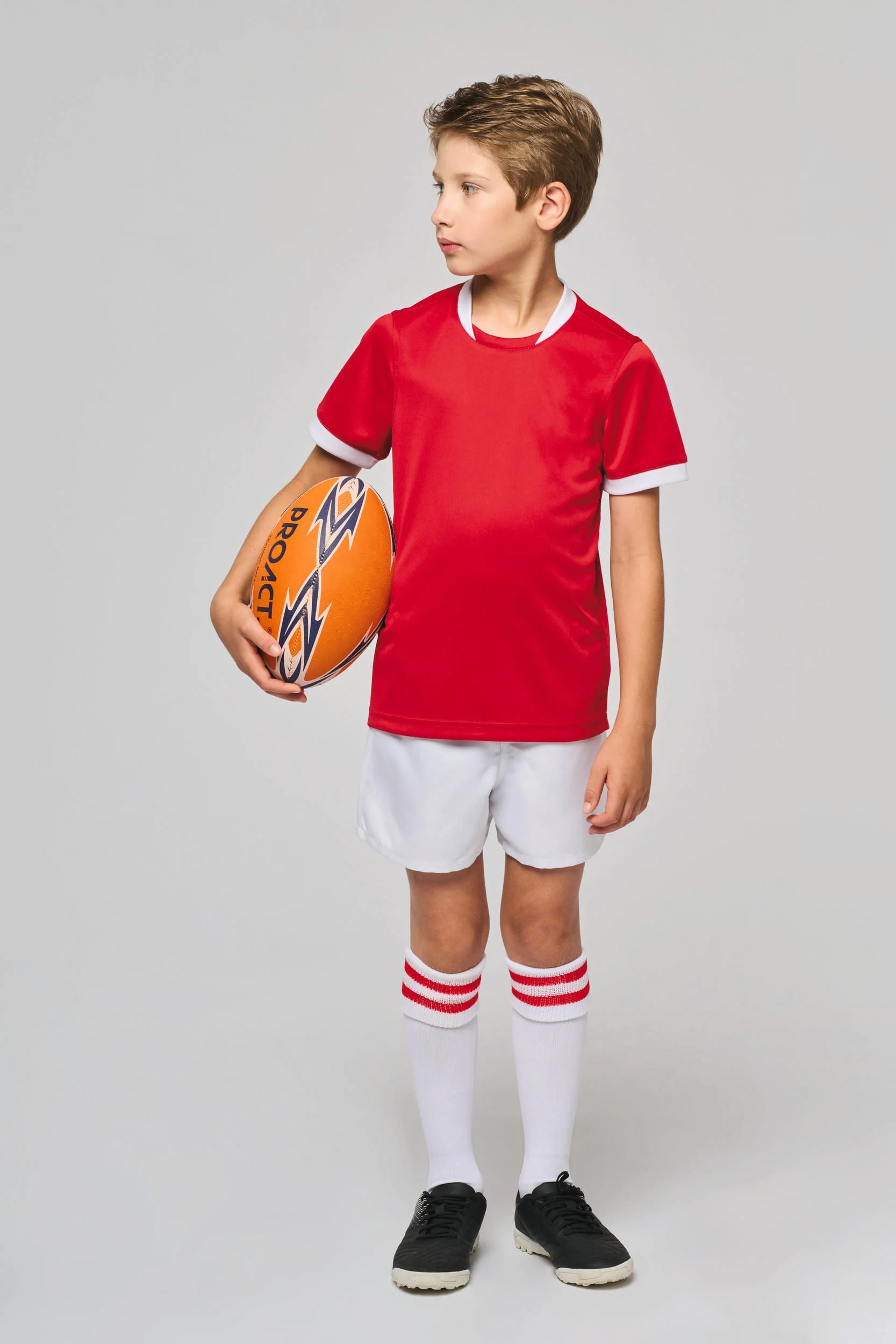 Kinder rugbyshirt met korte mouwen - Afbeelding 4
