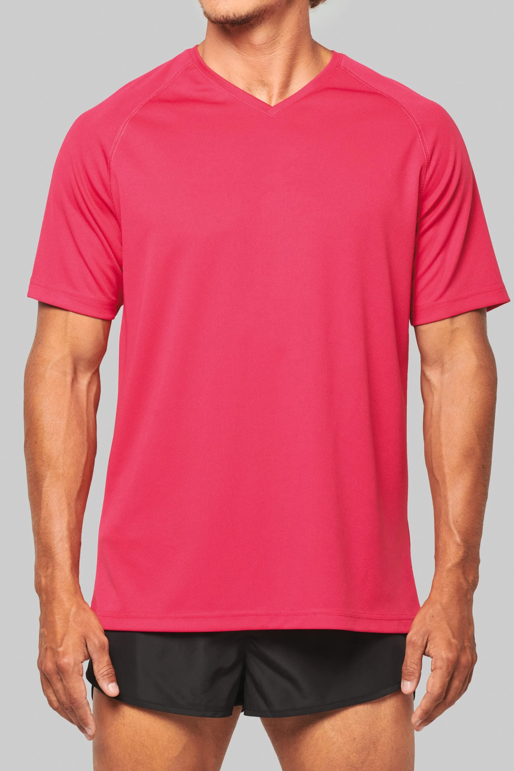 Heren-sport-t-shirt V-hals - Afbeelding 8