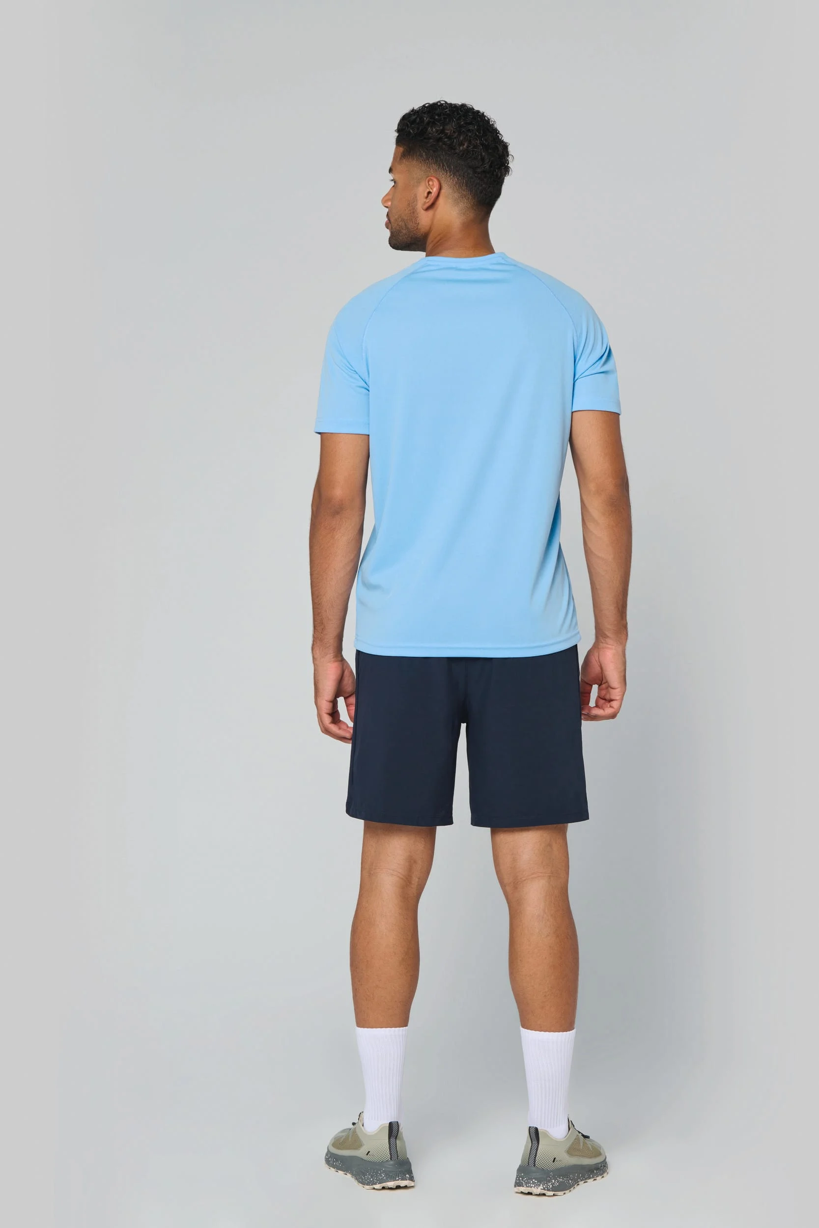 Heren-sport-t-shirt V-hals - Afbeelding 3