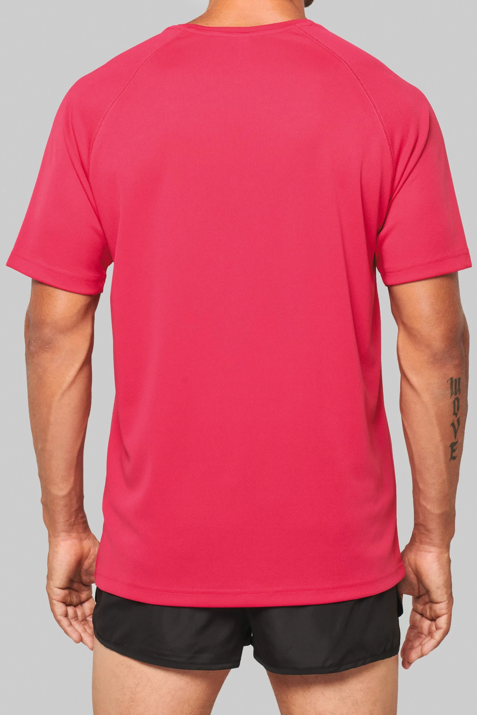 Heren-sport-t-shirt V-hals - Afbeelding 7