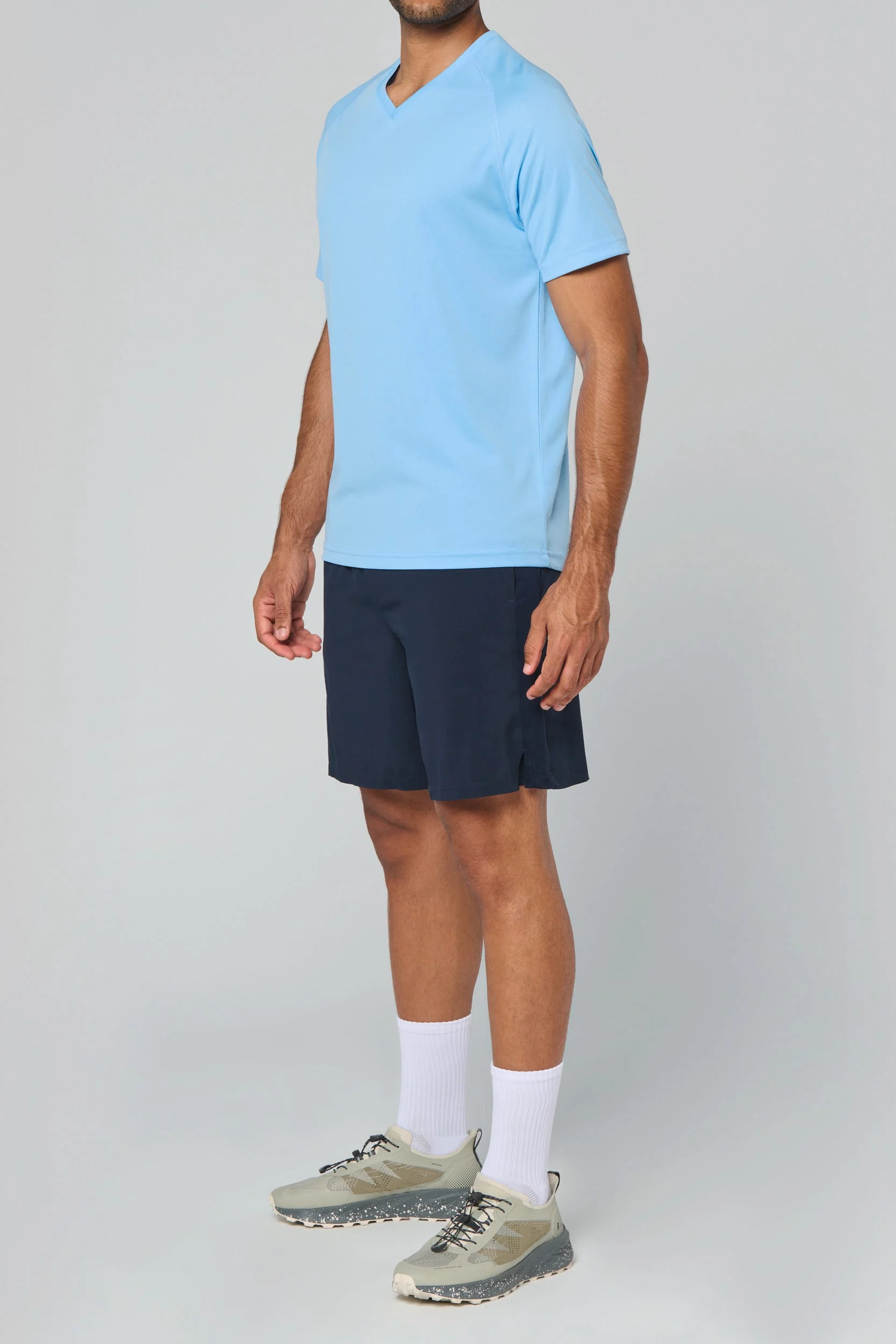 Heren-sport-t-shirt V-hals - Afbeelding 10