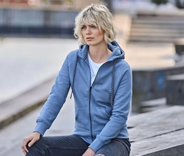 Tee Jays Women's Fashion Full Zip Hood