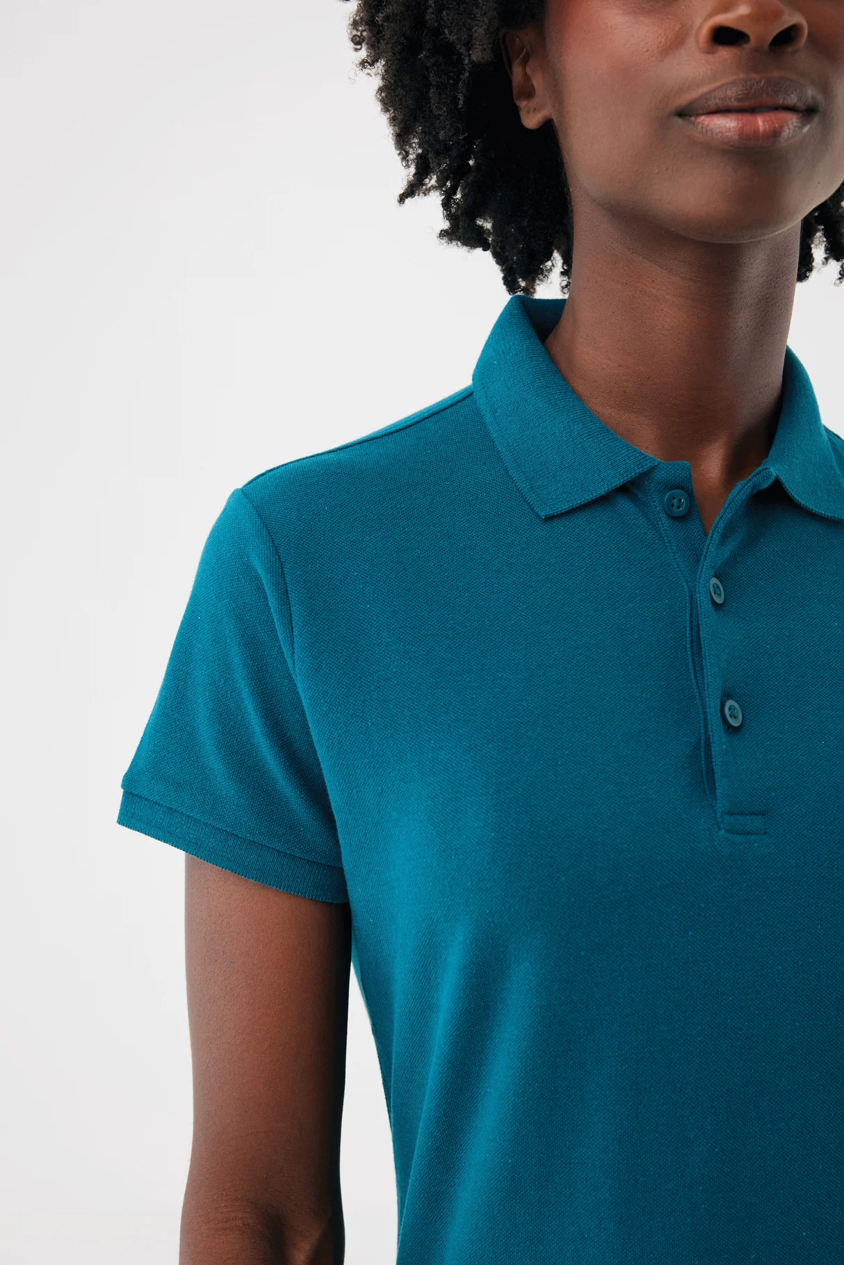 Dames Polo Pique van recycled katoen - Yosemite IQONIQ - Afbeelding 6