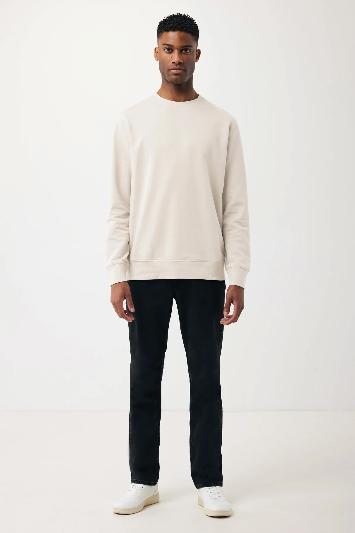 Sweater lichtgewicht van gerecycled katoen - Etosha IQONIQ - Afbeelding 5