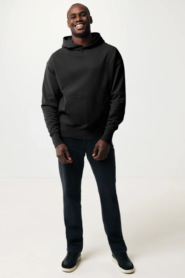 IQONIQ Yoho gerecycled katoen relaxed hoodie