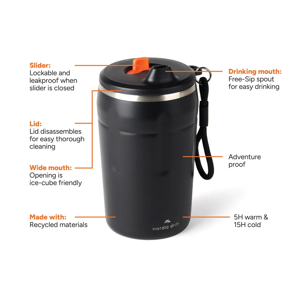 Nordic Drift Trail RCS lekvrije koffie beker 350ml - Afbeelding 3