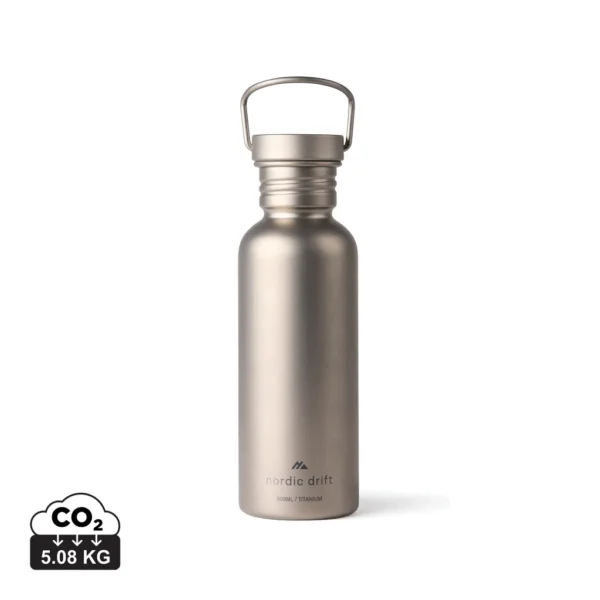 Nordic Drift Trail Ultra Light Titanium 600ml Water fles