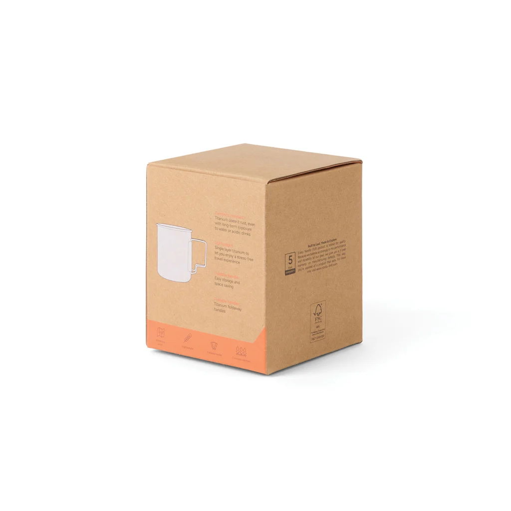 Nordic Drift Trail Ultra Light Titanium 450ml beker - Afbeelding 5