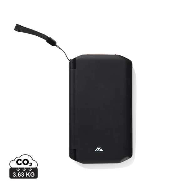 Nordic Drift Titan 10.000mAh solar powerbank met 3 panelen