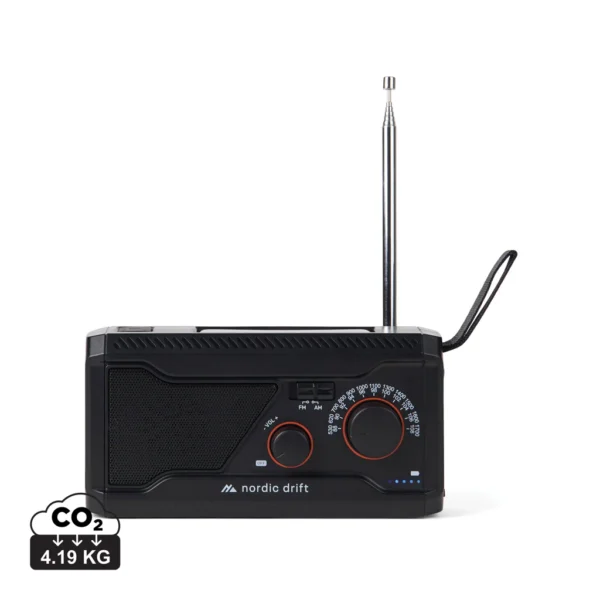 Nordic Drift Titan IPX4 multifunctionele noodradio 4000mAh