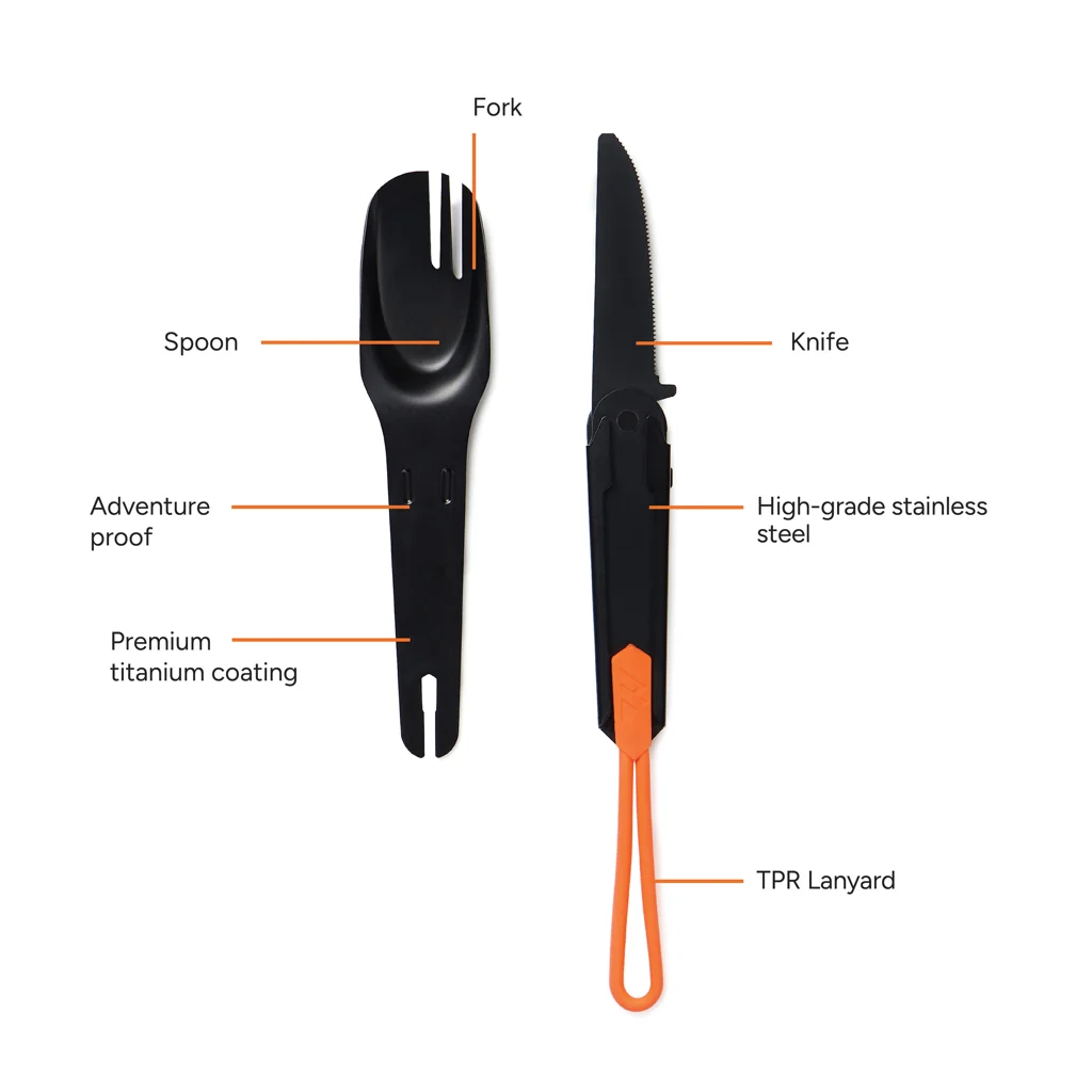Nordic Drift Trail 4-in-1 outdoor bestek set - Afbeelding 3