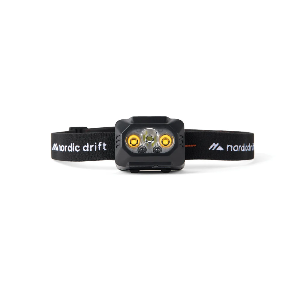 NordicDrift Everest krachtige hoofdlamp met dubbele batterij - Afbeelding 3