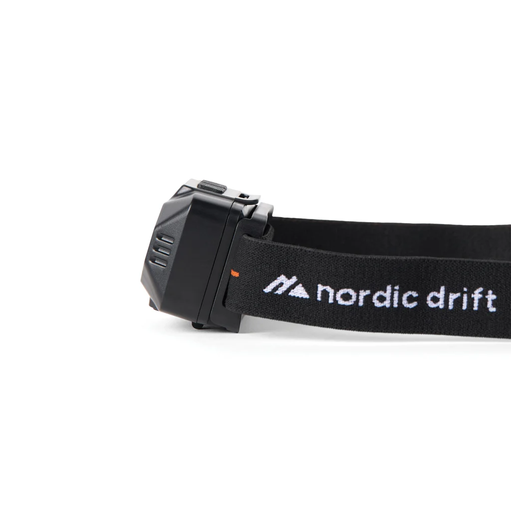 NordicDrift Everest krachtige hoofdlamp met dubbele batterij - Afbeelding 4