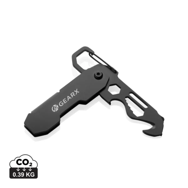 Gear X opvouwbare EDC-tool met karabijnhaak en pakket opener