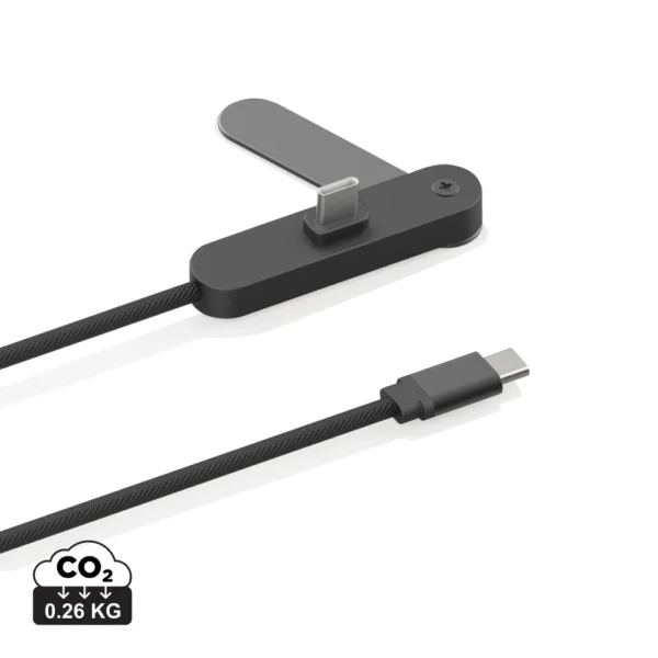 Aluvia RCS 65W PD-kabel met verstelbare telefoonstandaard