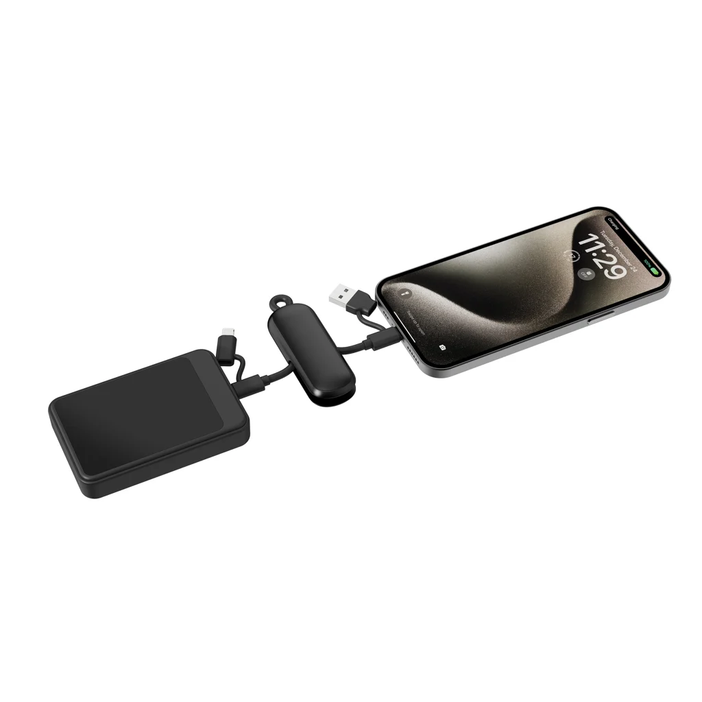 Urban Vitamin Dublin 100W 4 -in-1 keychain cable - Afbeelding 6