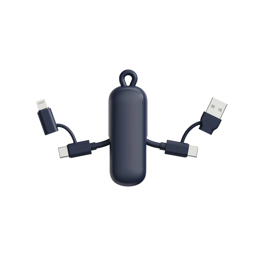 Urban Vitamin Dublin 100W 4 -in-1 keychain cable - Afbeelding 3