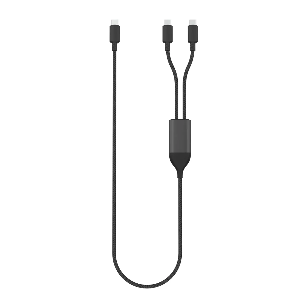 Terra 100W RCS Dual USB-C oplaadkabel - Afbeelding 2