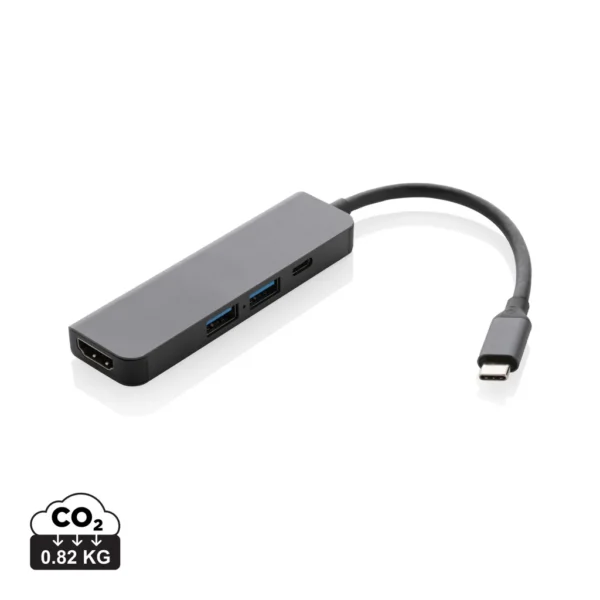 Terra RCS gerecycled aluminium hub met HDMI input