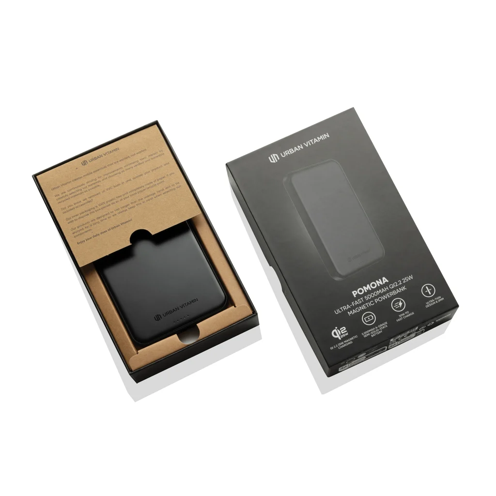 Urban Vitamin Pomona 5000mAh Qi2.2 25W magnetische powerbank - Afbeelding 5