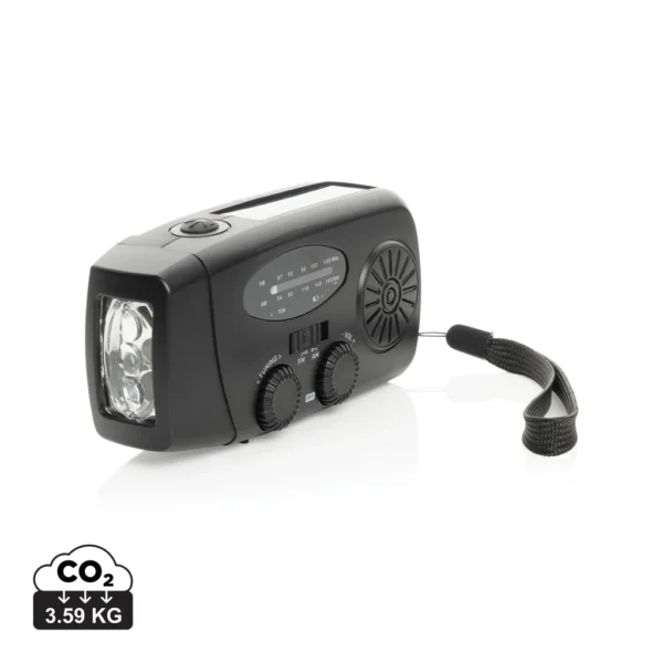 RescueWave noodradio van RCS gerecycled plastic