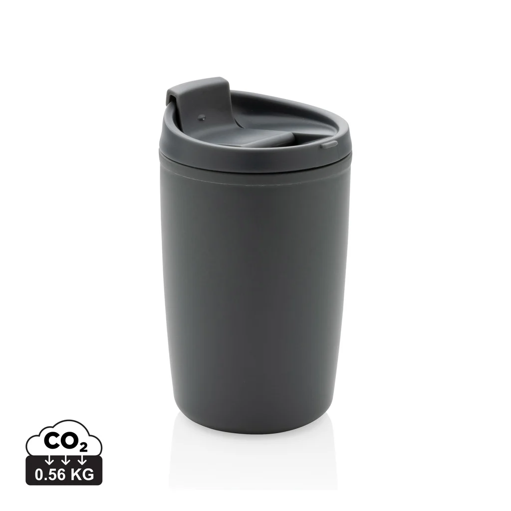 GRS gerecycled PP beker met klapdeksel - Afbeelding 2