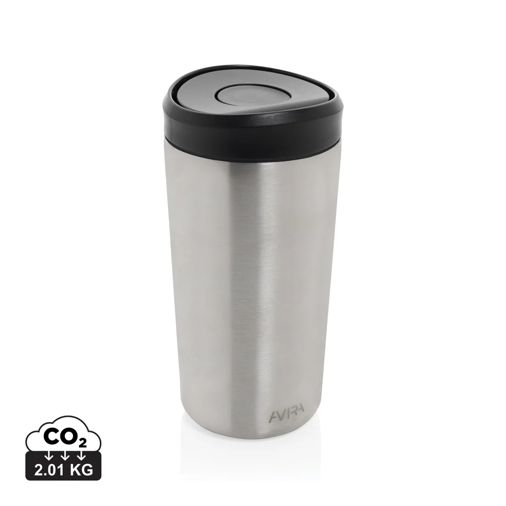Avira Alix RCS recycled staal klik beker 400ML - Afbeelding 2