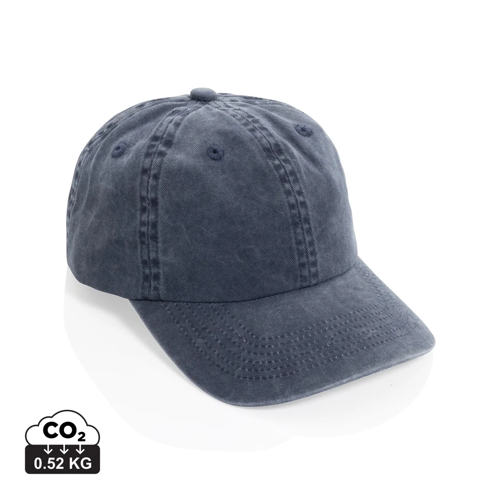 BEAU AWARE™ Washed 6 panel 270gsm cotton twill cap - Afbeelding 5