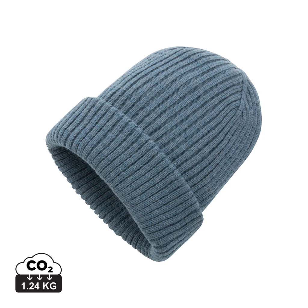 Impact AWARE™ Polylana® dubbel gebreide beanie - Afbeelding 4