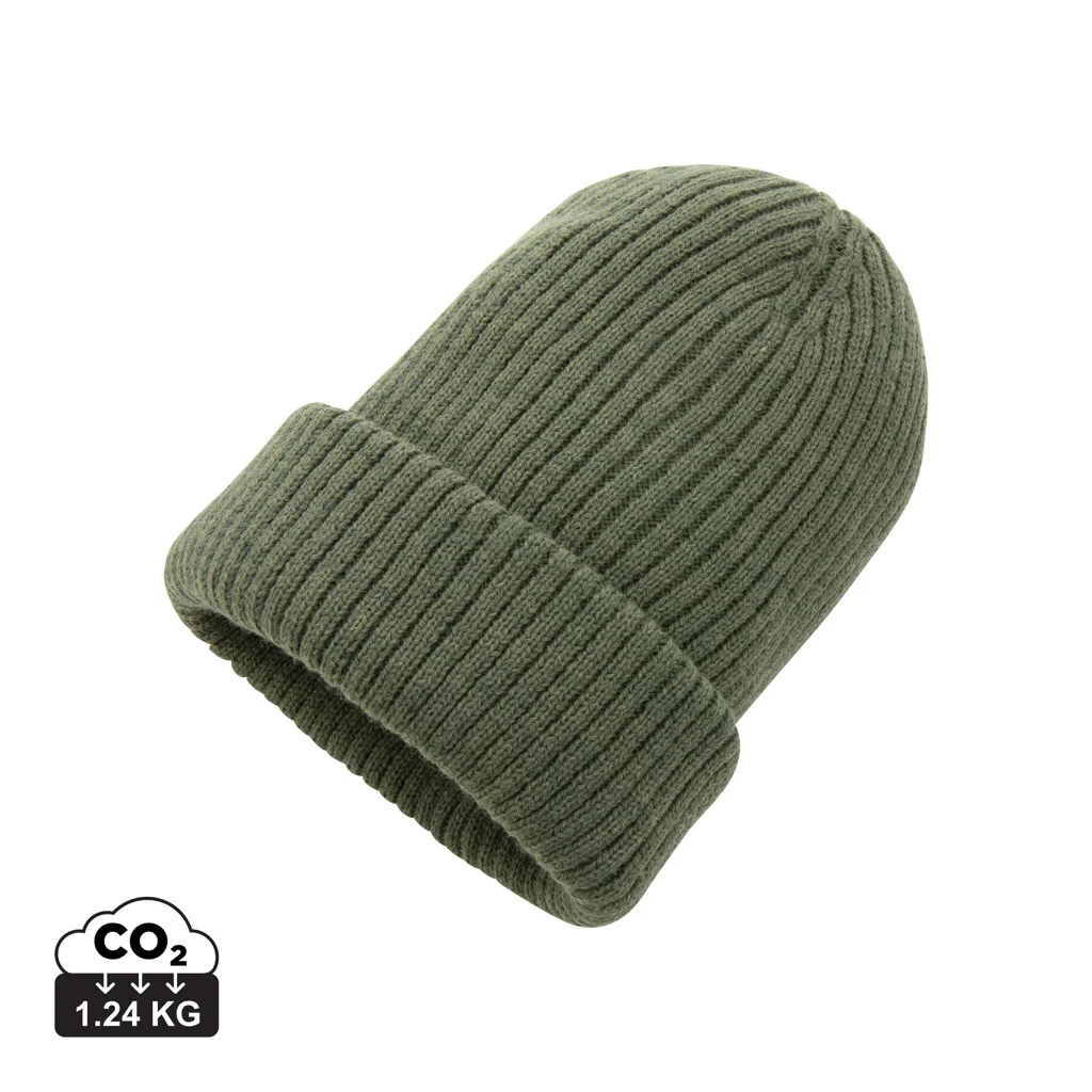 Impact AWARE™ Polylana® dubbel gebreide beanie - Afbeelding 5