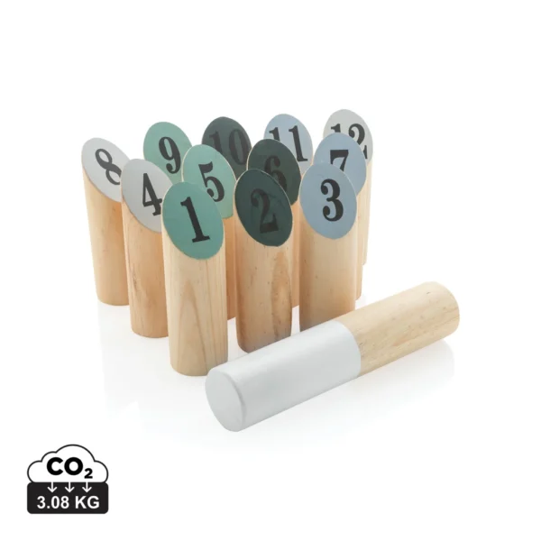 Houten werp set
