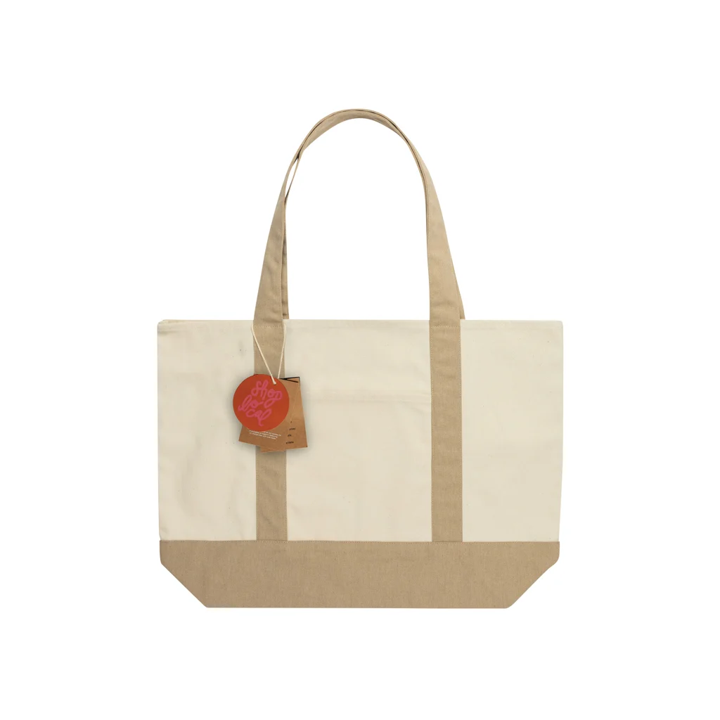 SHOP LOCAL AWARE™ recycled cotton 350gsm Tote bag - Afbeelding 7