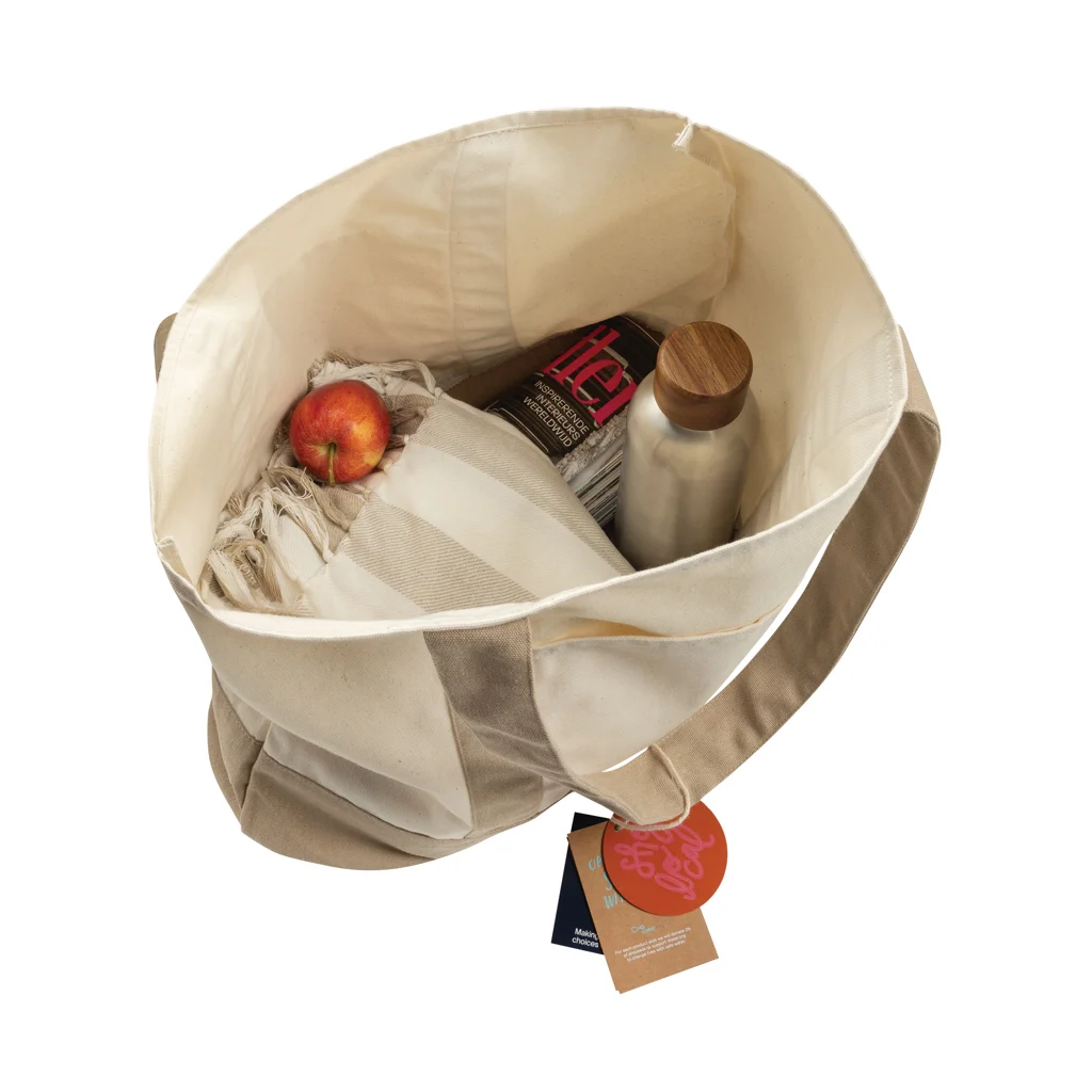 SHOP LOCAL AWARE™ recycled cotton 350gsm Tote bag - Afbeelding 8