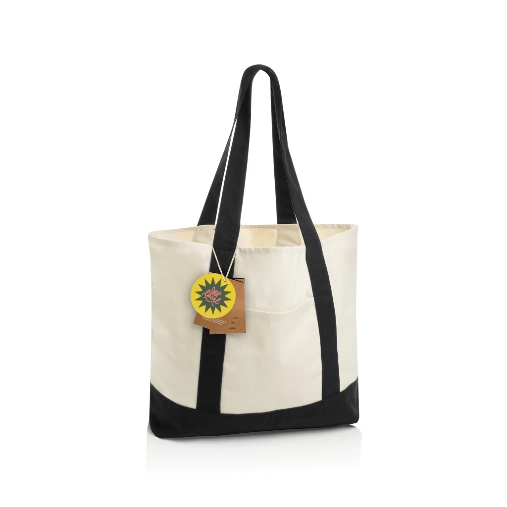 SHOP LOCAL AWARE™ recycled cotton 350gsm Tote bag - Afbeelding 2
