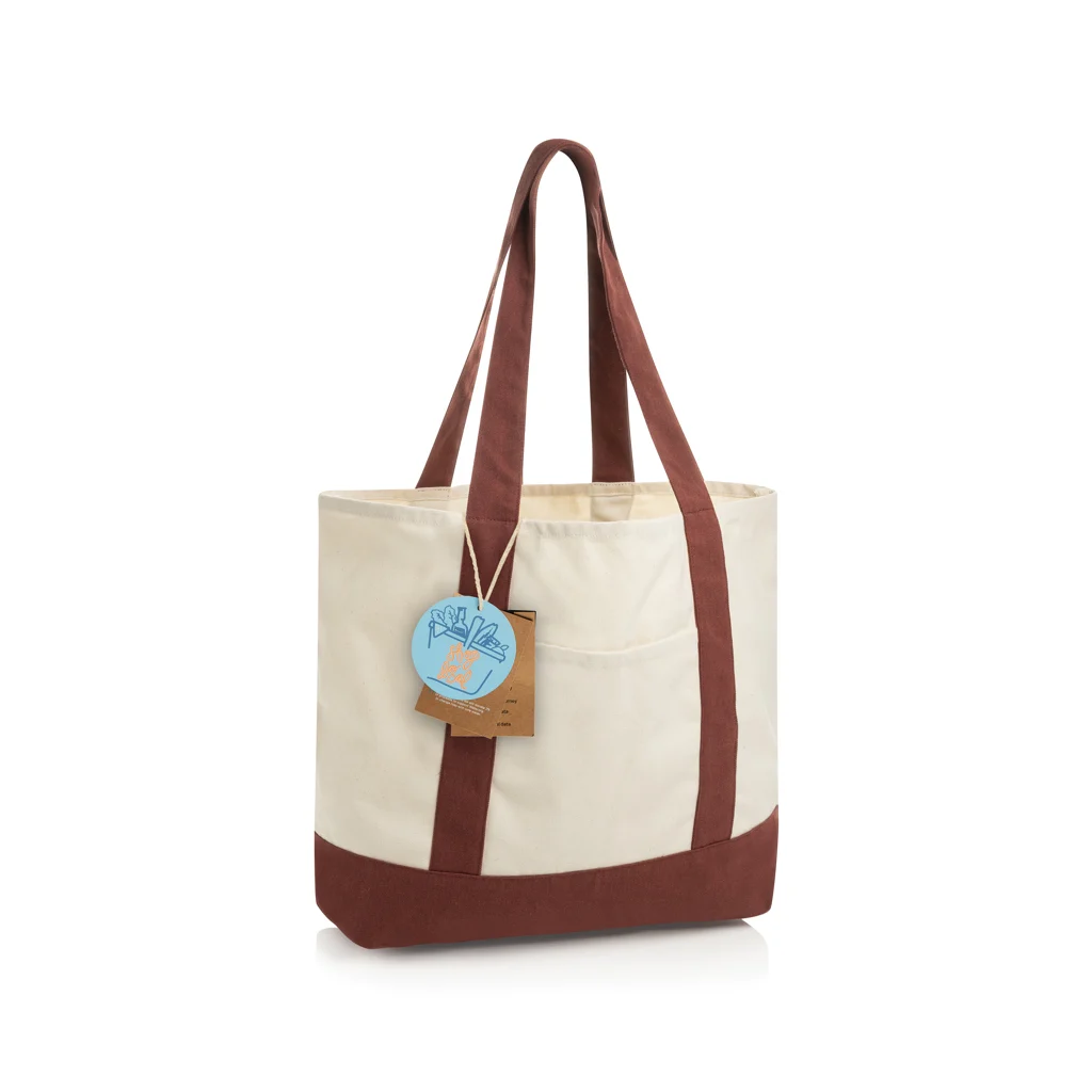 SHOP LOCAL AWARE™ recycled cotton 350gsm Tote bag - Afbeelding 4
