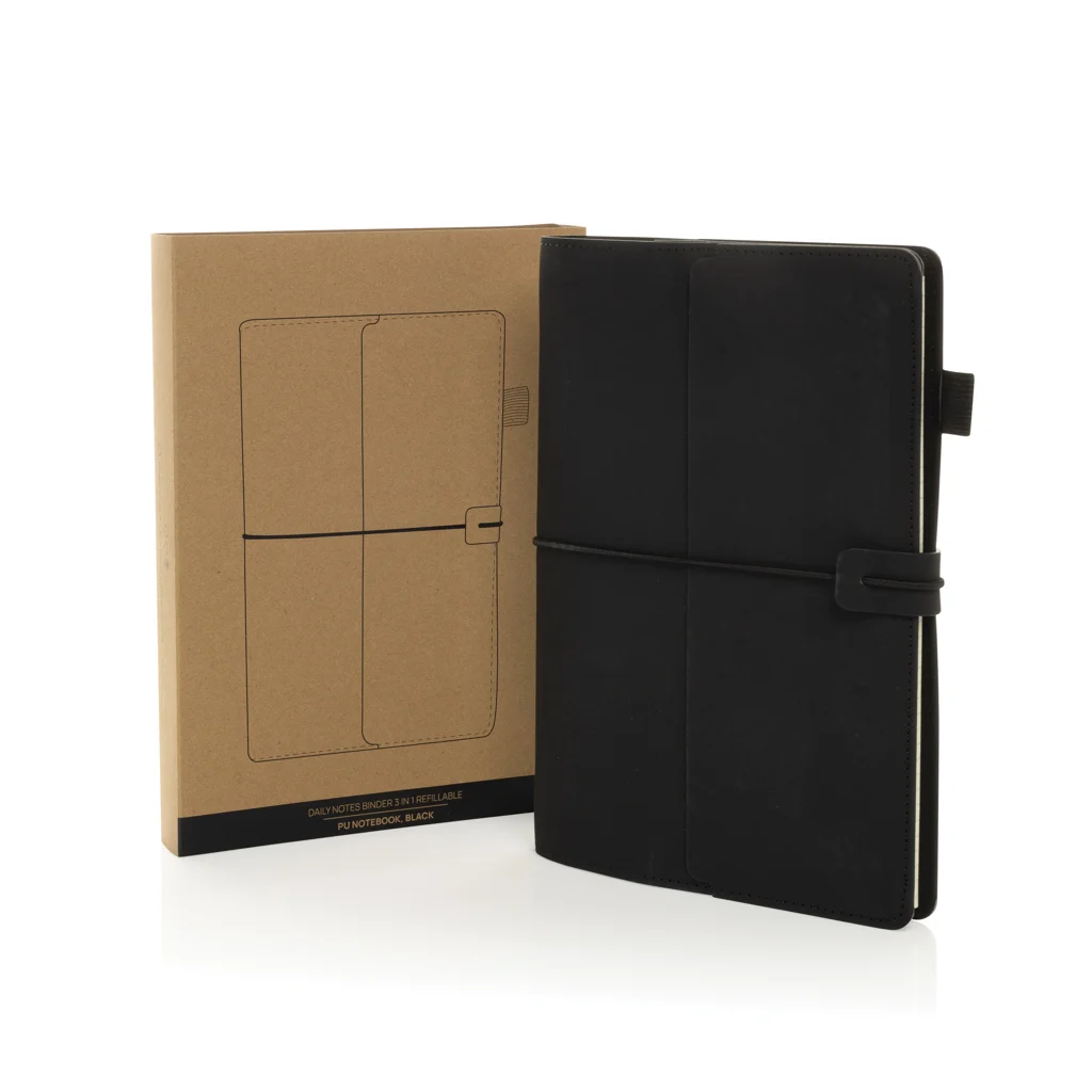 Daily Notes Binder 3-in-1 hervulbaar PU notitieboek - Afbeelding 4