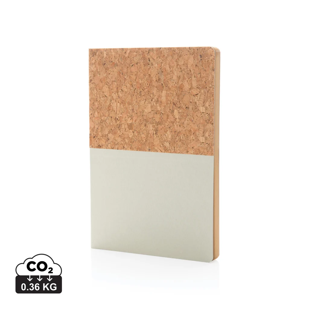 A5 kurk en kraft notitieboek - Afbeelding 2