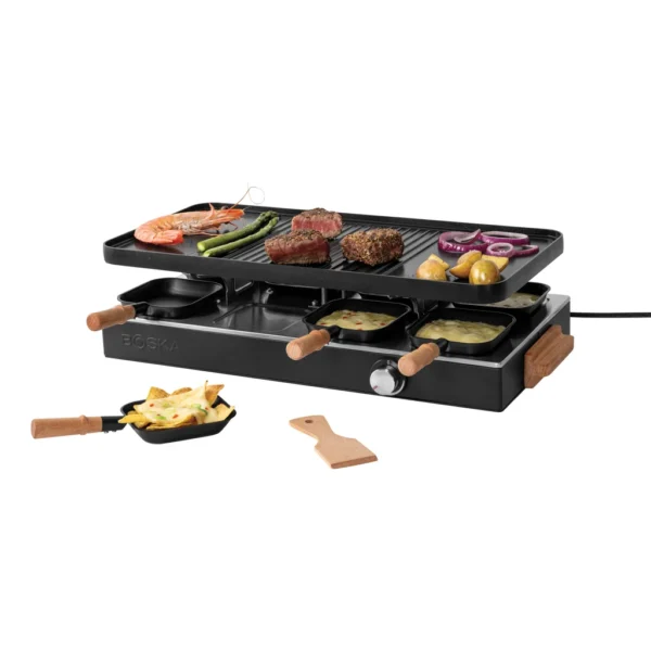 BOSKA Raclette Gourmet Party, 8 Personen (EU Type F)