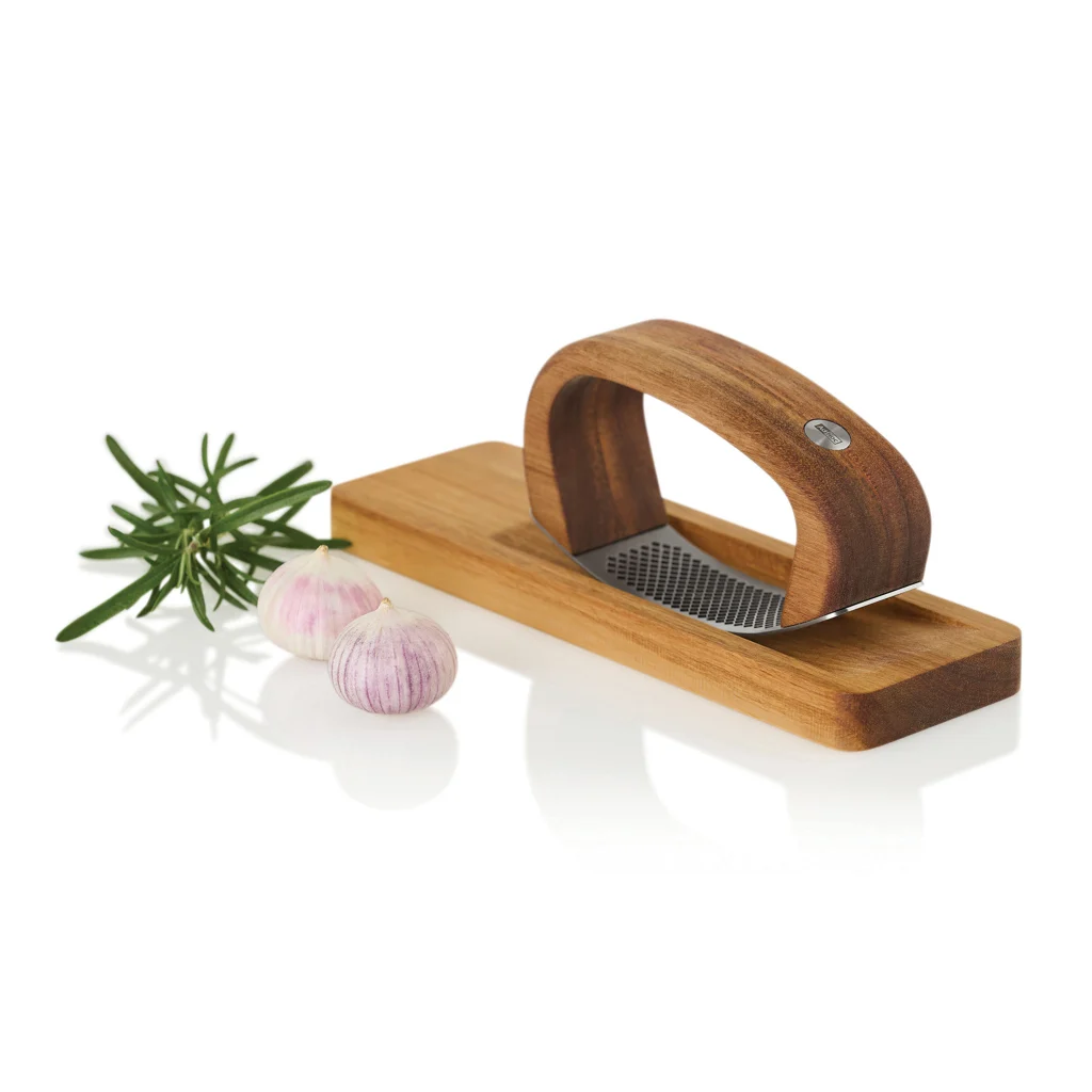 AdHoc RoccaAlio Knoflookpers met snijplank - Afbeelding 4