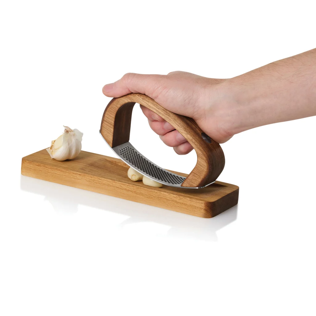 AdHoc RoccaAlio Knoflookpers met snijplank - Afbeelding 6