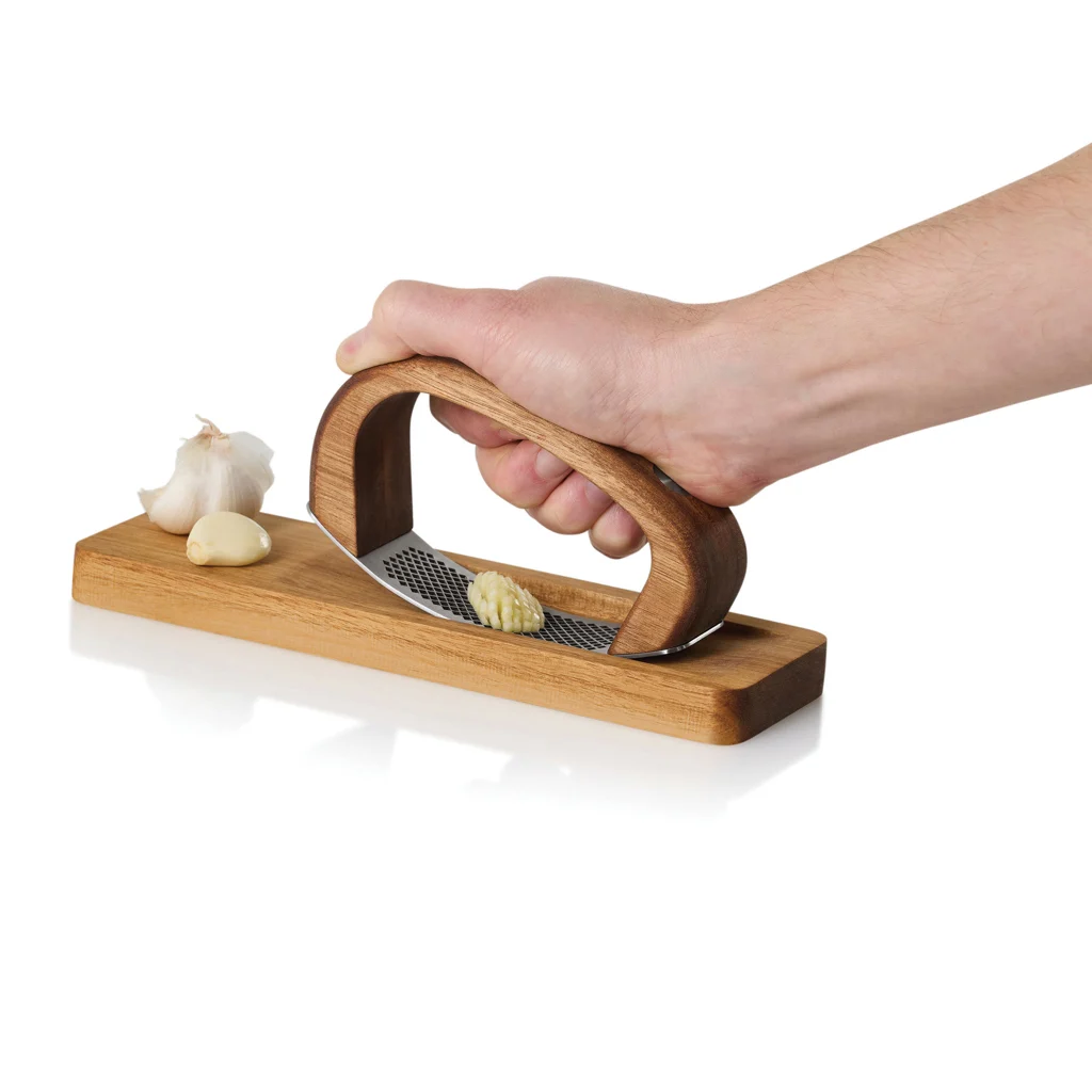 AdHoc RoccaAlio Knoflookpers met snijplank - Afbeelding 7